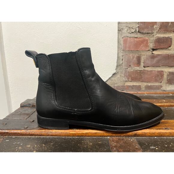 Women’s Stuart Weitzman Leather Chelsea Boots 8 Black Leather - Picture 3 of 8